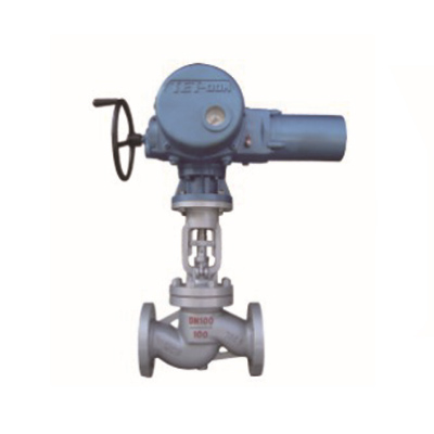 Electric flange stop valve
